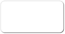 TANFENJRBlank White 1"X2" Dissolve-It Dissolvable Labels, Roll of 1000