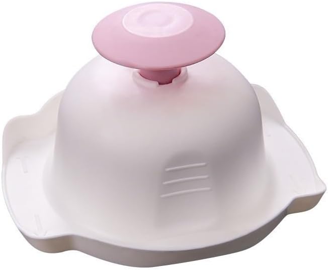 Kichvoe Pink Mandoline Slicer Guard Mandolin Hand Guard Safety Protector | 4.53×3.43 Inch Universal Slicer Hand Guard, Anti-Cut Finger Protector for Vegetable, Fruits, Safe for Beginner & Elderly