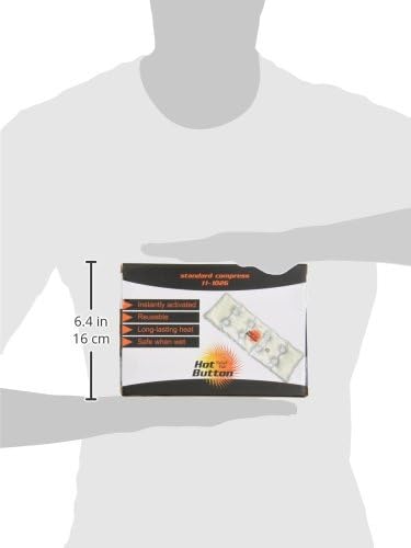 Relief Pak Hot Button Instant Reusable Hot Compress, Neck