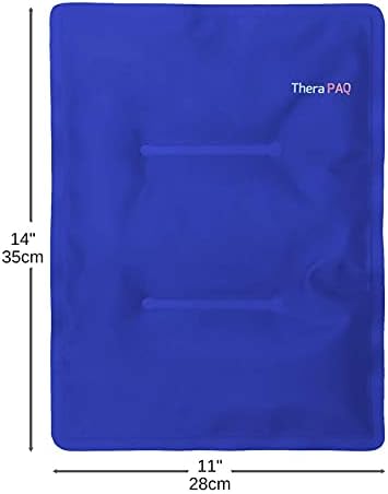Gel Soft Flexible Ice Packs, Large Reusable, Cold Compress & Cooling Gel Pad for Knee, Back, Shoulder Pain Relief | Soft Cold Compress for Swelling - 14"x11"