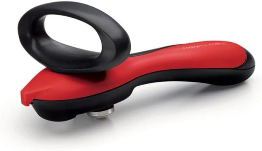 Tupperware Ergonomic Smooth Edge Can Opener Red and Black