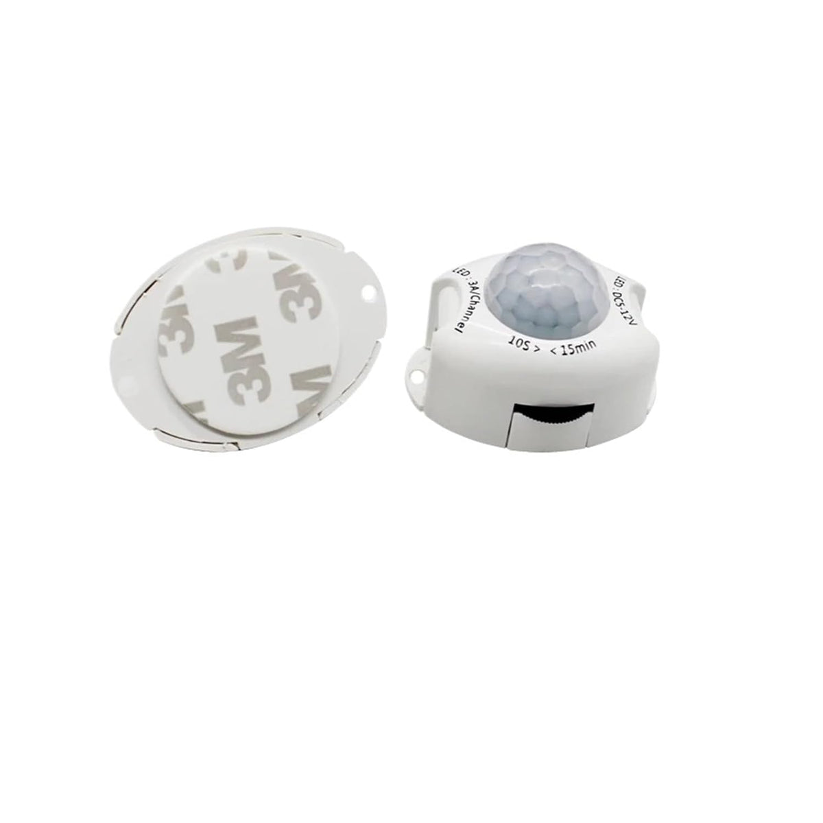 PIR Motion Sensor Light Switch 5V 12V DC Movement Activated Timer Switch ON Off for LED Strip Under Bed Lamp(Male to Male Wire)