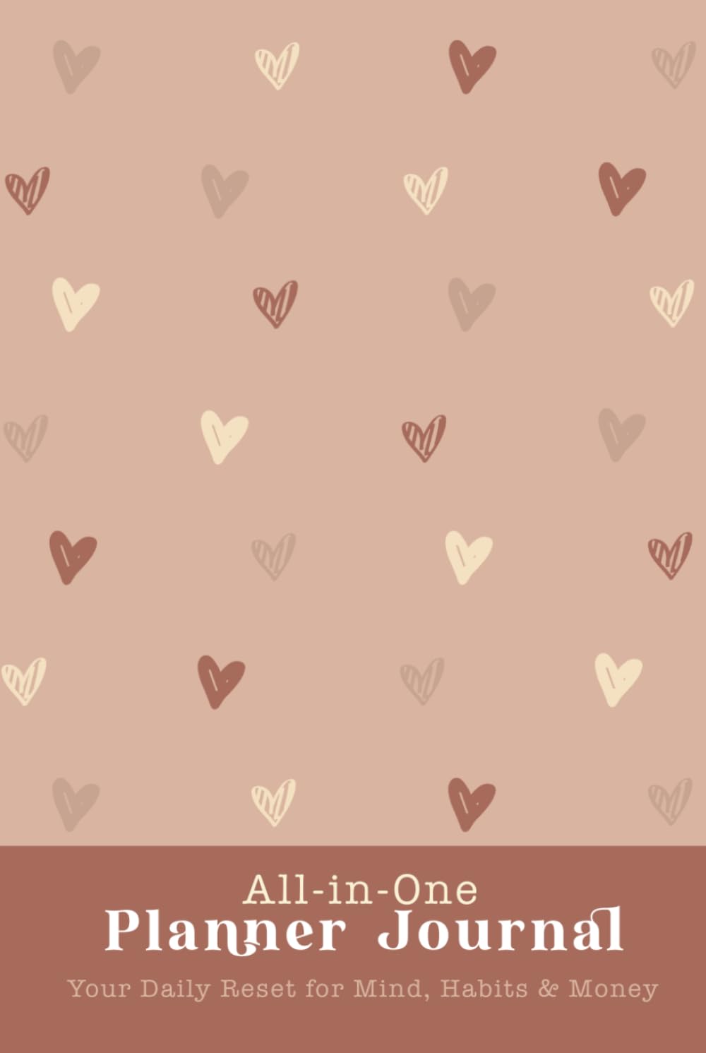 All-in-One Planner Journal with Weekly layouts, Mood Tracker, Habit Tracker & Budget Planner | Daily Productivity and Wellness Organizer