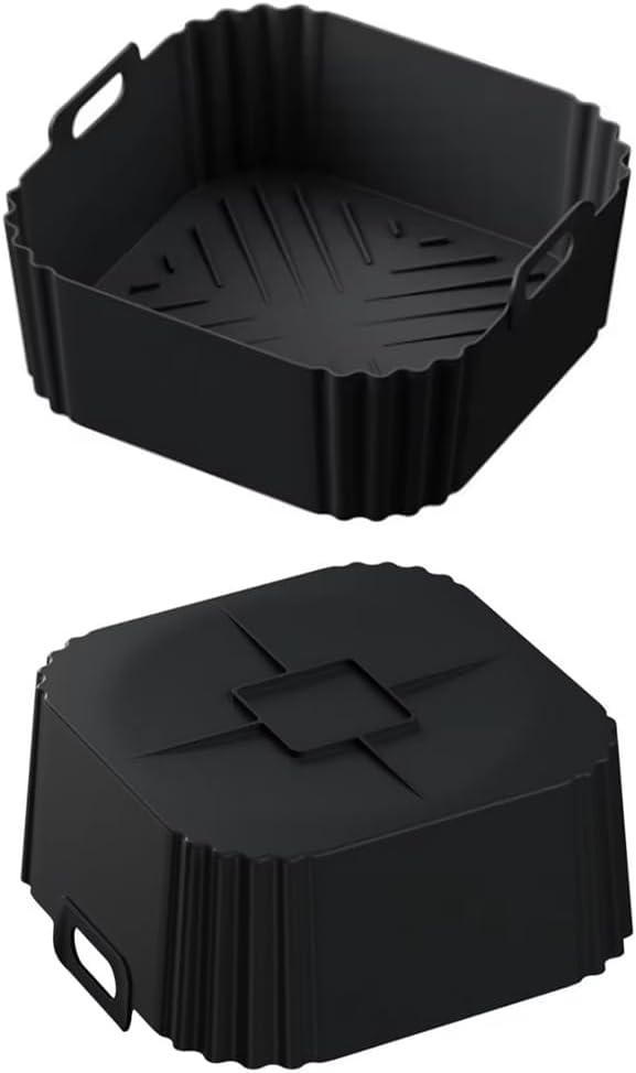 Airfryer AF180 Accessories for Ninja Foodi Dual Drawer AF140 180 AF141 AF181 UK, Silicone Mould for Ninja Hot Air Fryer AF140 EU Oven Microwave, for Philips NA230 COSORI 5.5L