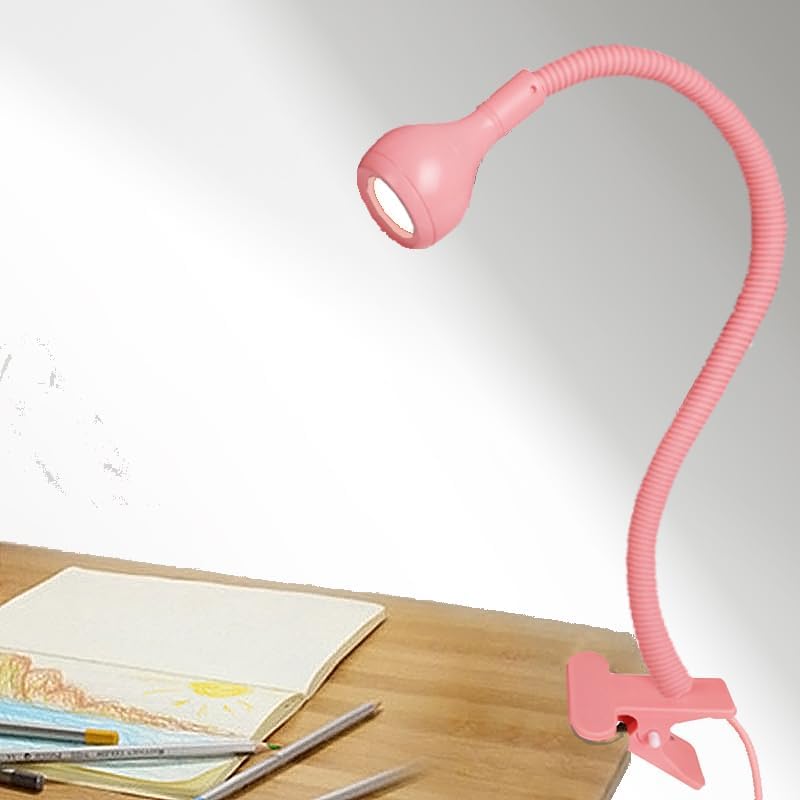 LED Desk Lamp Clip On Light,360°Flexible Gooseneck and Clamp Reading Light