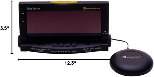 Clarity 600 Wake Assure Alarm Clock with Bed Shaker
