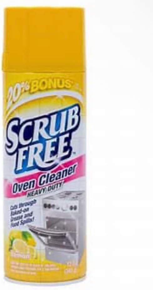 All in One Best oven cleaner heavy duty Scrub Free - Lemon Scent - 2 pack 12oz - Oven Cleaner 20% Bonus - Best Oven Cleaner - Oven and Stove Cleaner