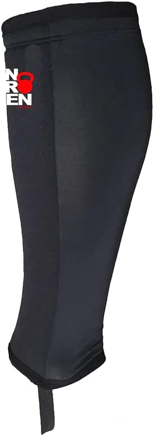 Unbrokenshop.com Cross Fit Shin Guard Calf Compression Sleeve, Weightlifting, Deadlift, Rope Climb, Box Jumps for Men Women, One Sleeve (Black)