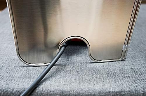 Splatter Guard for Cooking - Grease Splatter Screen - 4 Sided Splatter Guard Compact Type - Stainless Steel - Unfold 33.26 in x 14.17 in - Fold 8.26 in x 14.17 in x 0.86 in