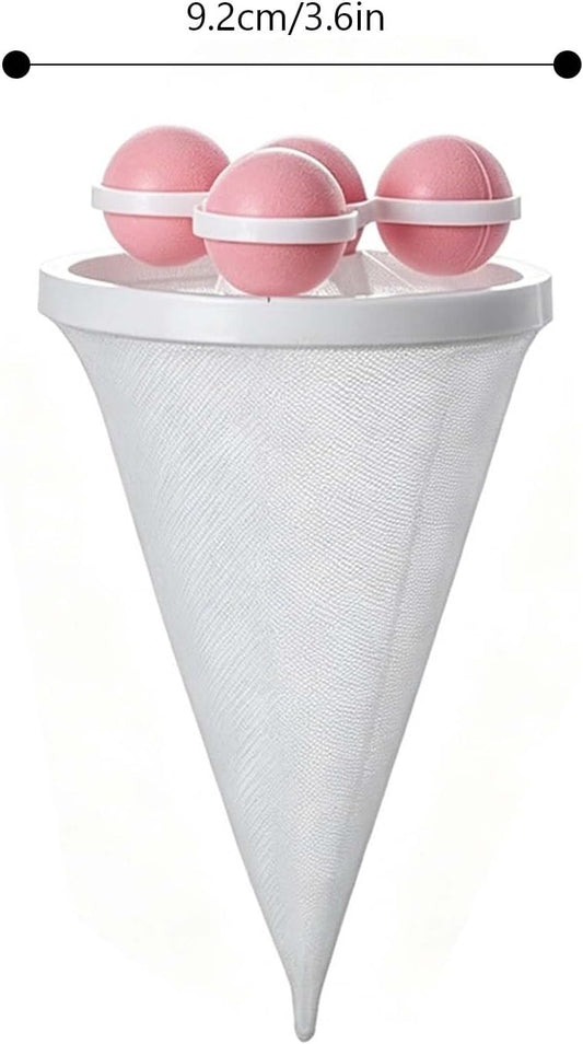 Sakerplus Lint Catcher for Washing Machine Lint Catcher, Floating Washing Machine Hair Filter Mesh Bag, Reusable Washing Machine Filter Bag for Capturing Hair, Polyester & PP (3)