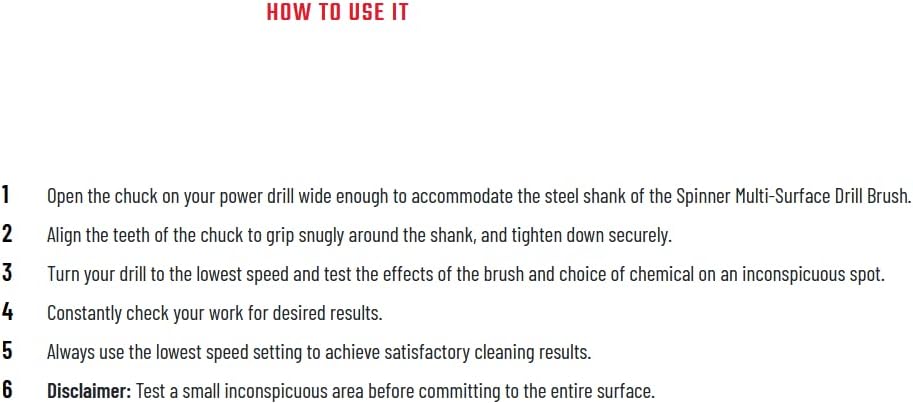 Chemical Guys, Light Duty Spinner Drill Brush Attachment, Multi-Surface | Fits any standard drill to power-scrub upholstery, fabric and carpet, gently lifting stains without hand fatigue