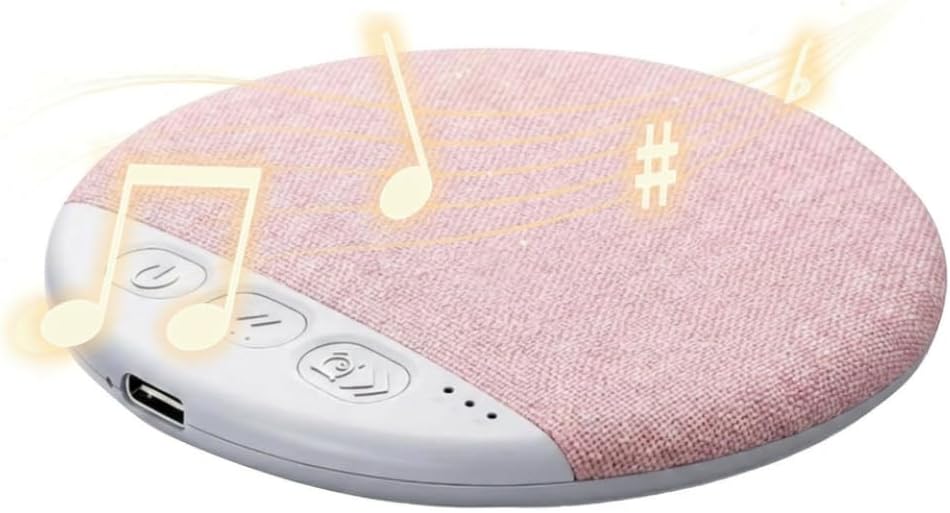 Ultra-Thin Bluetooth Pillow Speaker,Mini Portable Under Pillow Speaker with White Noise Timer Wireless Sleep Aid,Bone Conduction Sound Design for Side Sleepers,Private Stereo Sound for Adult&Kid,Green