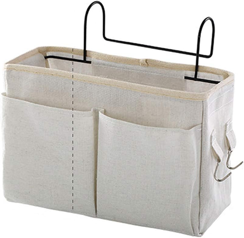 Arinda Bedside Storage Bag Hanging Organizer Bedside Caddy for Bunk Dorm Rooms Bed Rail