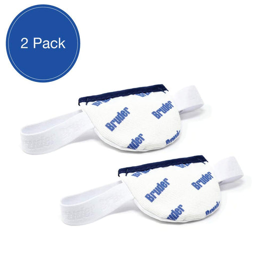 Bruder Moist Heat Eye Compress | Single Eye (Pack of 2) | Microwave Activated | Fast Acting and Effective Relief for Styes