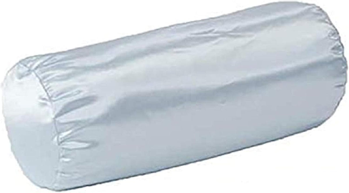 Alex Orthopedic Pack of Two Cervical Neck Roll Pillow Case - White Satin - Super Soft Quality - Made in USA - Easy to Clean - 17x7 inch Pillowcase - Pillow Case Only, Does not Include the Pillow