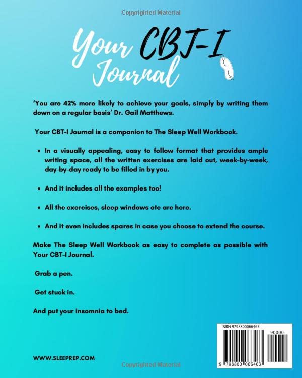 Your CBT-I Journal: A companion to The Sleep Well Workbook