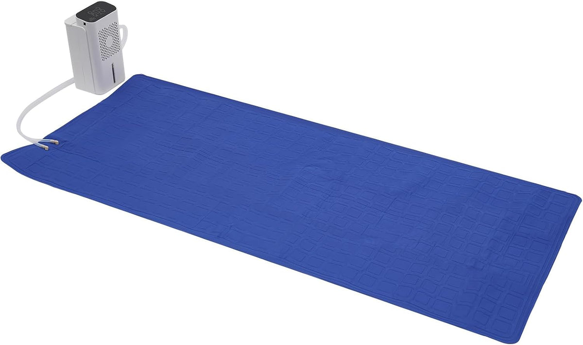 Water Cooling Mattress Pad Bed Cooling System Water Bed Cooler Conditioning System with Timer Hydro Cooled Mattress Topper 63 x 27.5''