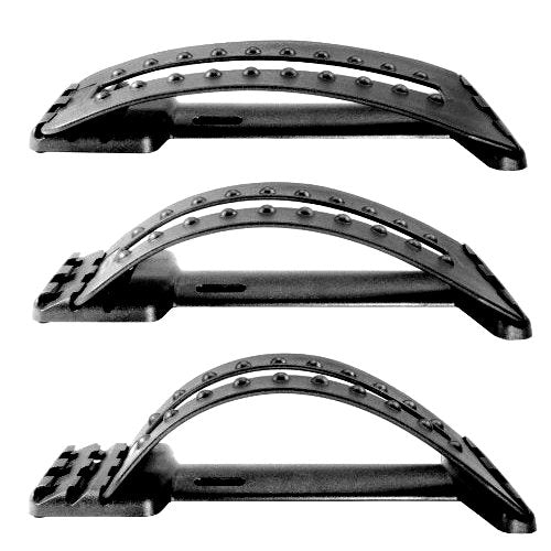 CYBERNOVA Multi-level Back Massager Supporter ,Back Lumbar Stretcher Extender for pain relief