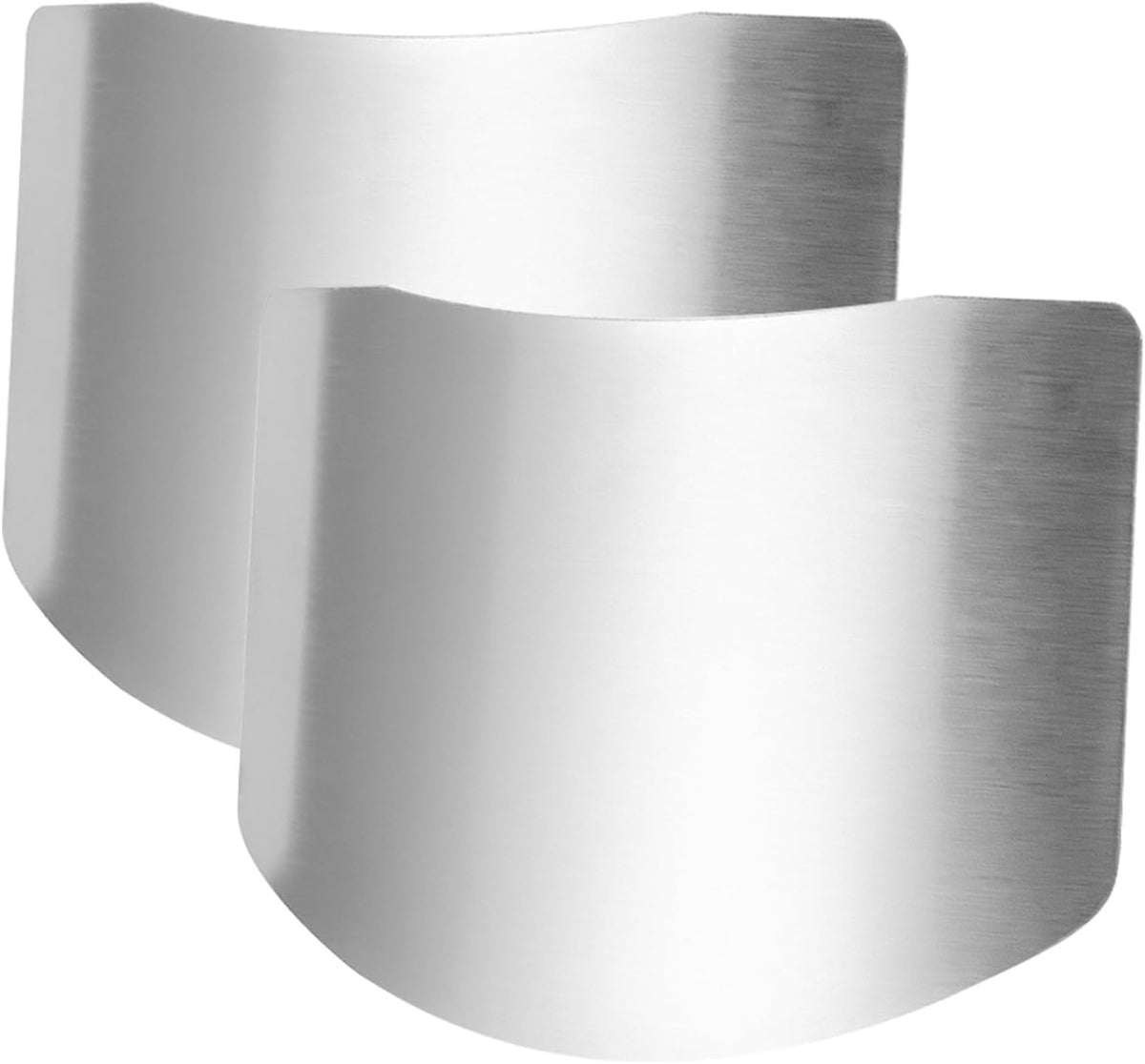 2pcs Stainless -guard Cutting Finger Guards Grater Safety Holder Finger Protectors Cutting Protector Chopping Finger Guards Knuckles Vegetable Protective Cover