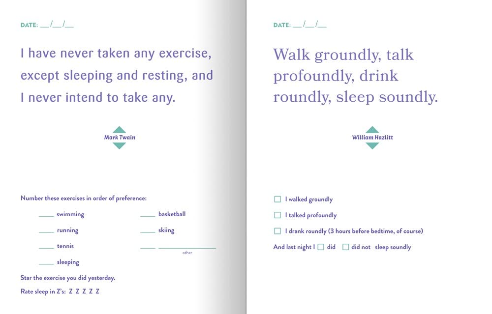 Do One Thing Every Day to Sleep Well Every Night: A Journal (Do One Thing Every Day Journals)