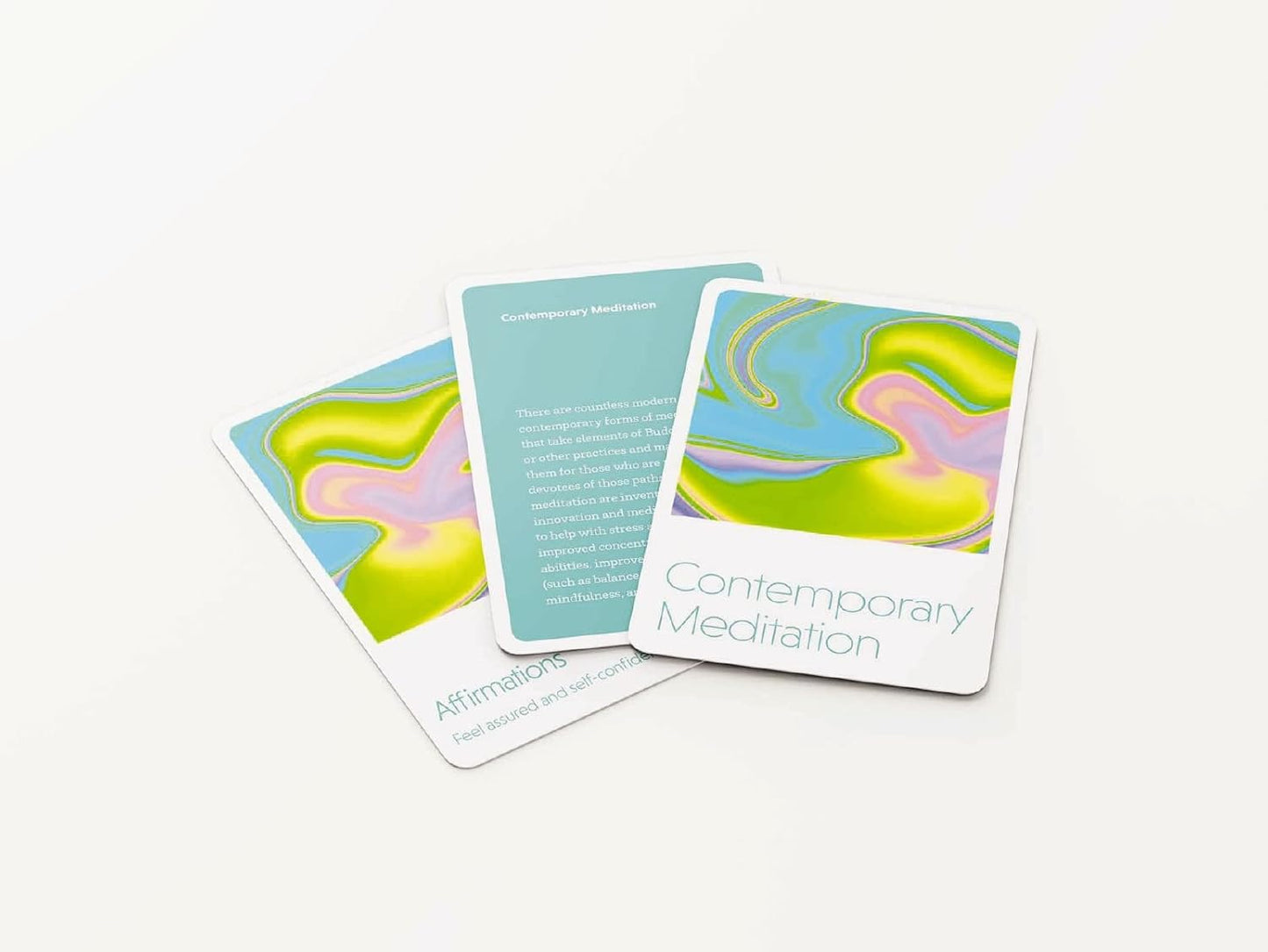 Meditation Cards: A Mindfulness Deck of Flashcards Designed for Inner-Peace and Serenity
