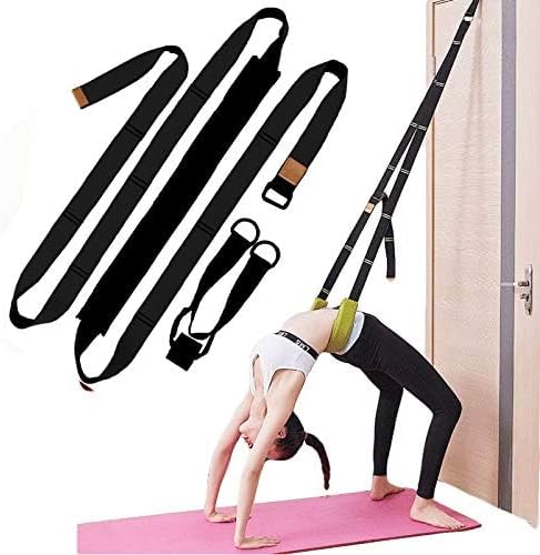 Yoga Fitness Stretching Strap, Door Flexibility Stretching Strap, Improve Leg Waist Back Flexibility Back Bend Assist Trainer, for Rehab Pilates Ballet Dance Cheerleading Splits Gymnastics