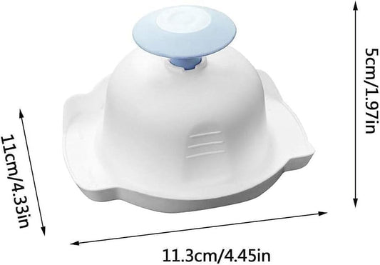 Blue Food Safety Holder for Mandolin Slicer or Grater,Finger Anti-Cut Protectors for Vegetable Grater, Food Slicer Cutter Finger Guard for Mandoline Cutting,Kitchen Utensils and Gadgets