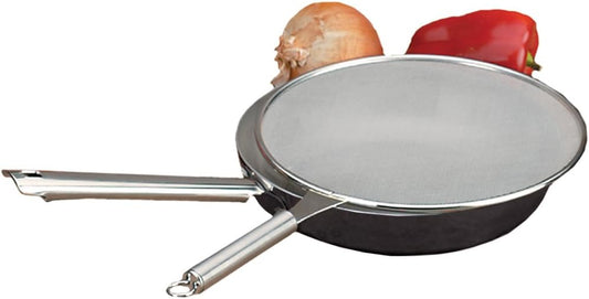 RSVP International Endurance Kitchen Collection Spatter Screen, Dishwasher Safe, 15" Diameter, Stainless Steel