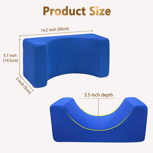 AOSSA Wheelchair Headrest Pillow, Neck Support Cushion for Recliner Chairs | Lightweight wheelchair attachment, head positioner for high back, Geri chairs, and recliners, with adjustable elastic strap