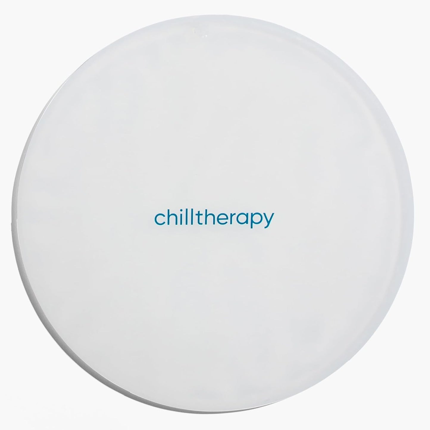 Chilltherapy Small Ripple Reusable Ice Pack for Face & Eyes, 4” Precision Cold Therapy Gel Pack, Flexible Silicone Cooling Pad for Puffy Eyes, Skincare & Targeted Relief, Compact Travel Size