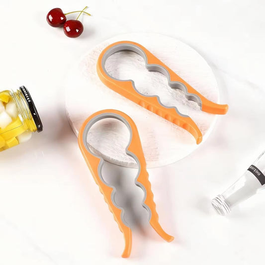 Easy Grip Jar, Bottle & Can Opener – Multi-Use Tool for Low Strength & Weak Hands, Perfect for Seniors with Arthritis