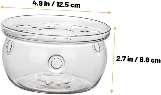Alipis Insulated Base Tea Set Teapot Warmer Holder Stand for Borosilicate Tea Warmers