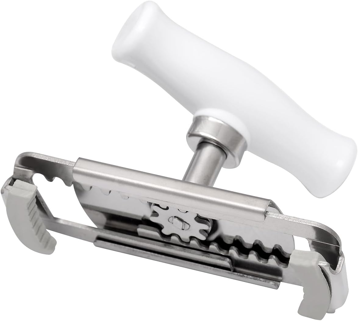 Kichwit Jar Opener for Arthritis, Stainless Steel | Jar Lid Opener for Small and Medium Jar Lids