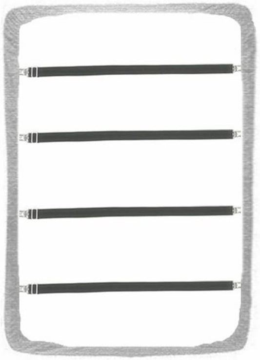 Bed Sheet Clip,Sofa Slipcover Holder,Hold the Sheets Tightly,20" to 78",4 Pieces(White)
