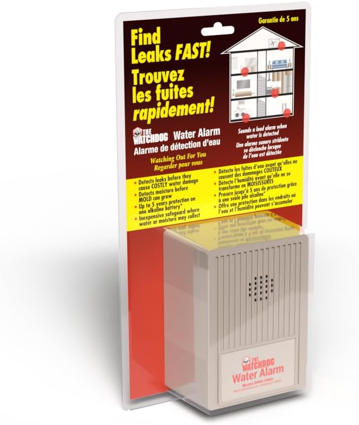 The Basement Watchdog 110 dB Water Alarm w/Detachable Sensor for Hard-to-Reach Areas (BWD-HWA)