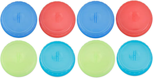 Microwave Plate Bowl Splatter Cover 8 Pack assorted colors Keep Your Microwave Clean While Heating Messy Items with Vented, Colorful Lids!