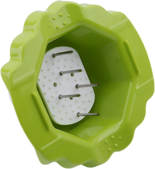 Potato Grater Finger Protector Kitchen Tool Vegetable Slicer Hand Guard Handheldfor Home Kitchen,Green