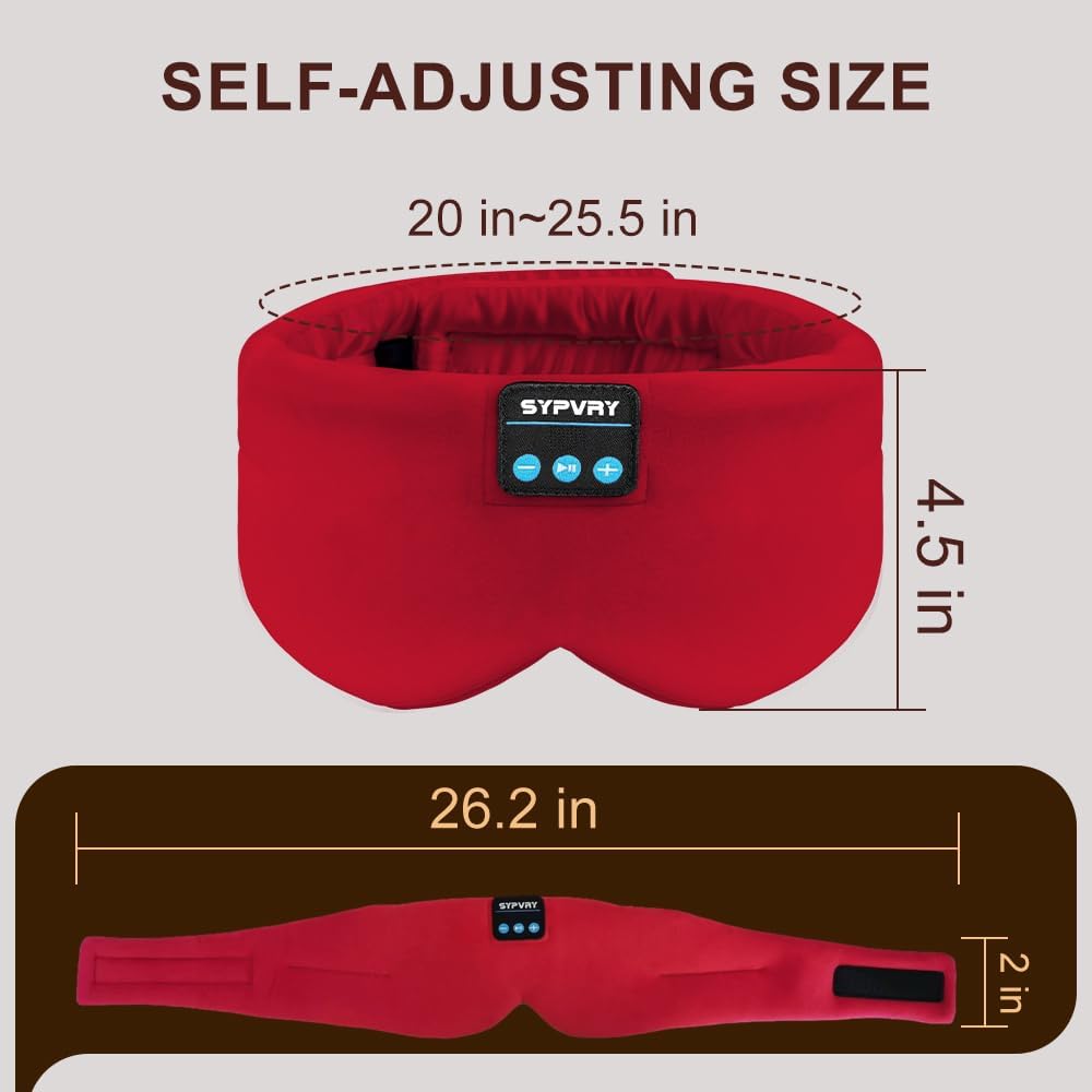 Sleep Mask Bluetooth 5.4 Headphones Soft Wireless Headband Eye Mask Blackout with Microphone (Emerald)