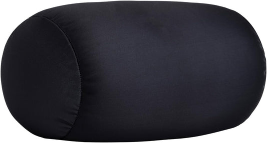 Squishy Microbead Neck Pillow, 7Inch x 12Inch Soft Travel Body Bed Pillow Bean Pillow for Kids Adult Chair Sleeping Car Seat, Fun Dormroom (Sky Blue)