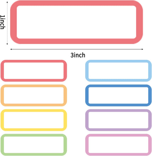1x3 Removable Freezer Labels 300pcs, Writable Stickers for Storage & Office