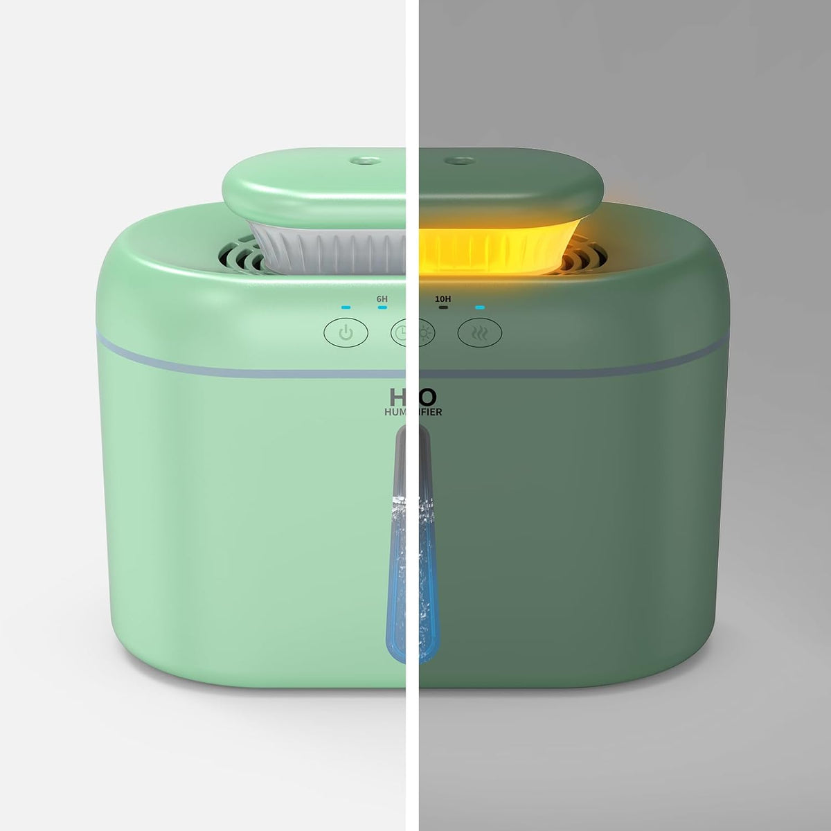 HZD Humidifiers for Bedroom, Large Tank Long Runtime 2L for Baby,Plants