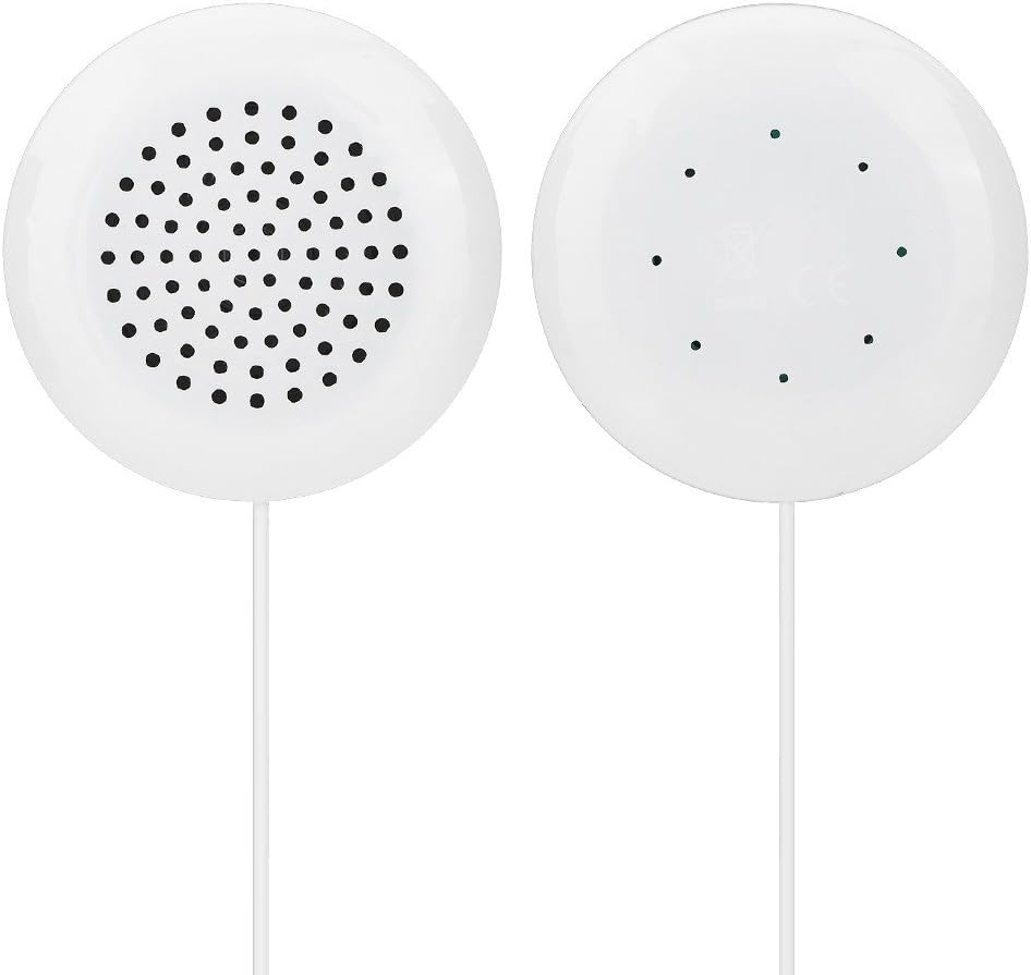 Luqeeg DIY Pillow Speaker, 3.5mm Wired Mini Stereo Speaker Under Pillow Speaker Unique Soft Sound for Insomnia, Compatible with MP3, MP4, CD Player, Mobile Phone