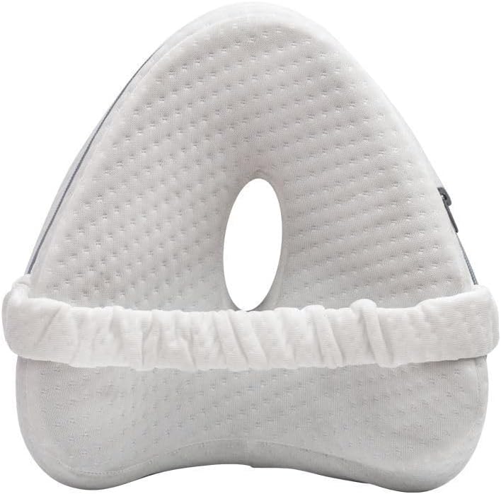 Nourial Knee Alignment Pillow,Leg Pillows for Sleeping (Blue)
