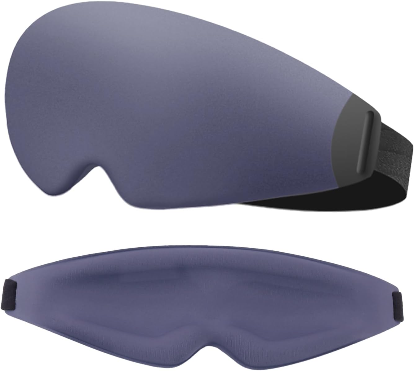 Sleep Mask 3D Contoured Memory Foam Eye Mask, Zero Pressure Light Blocking, Adjustable Breathable for Side Sleepers & Travel,Moonlit Lavender