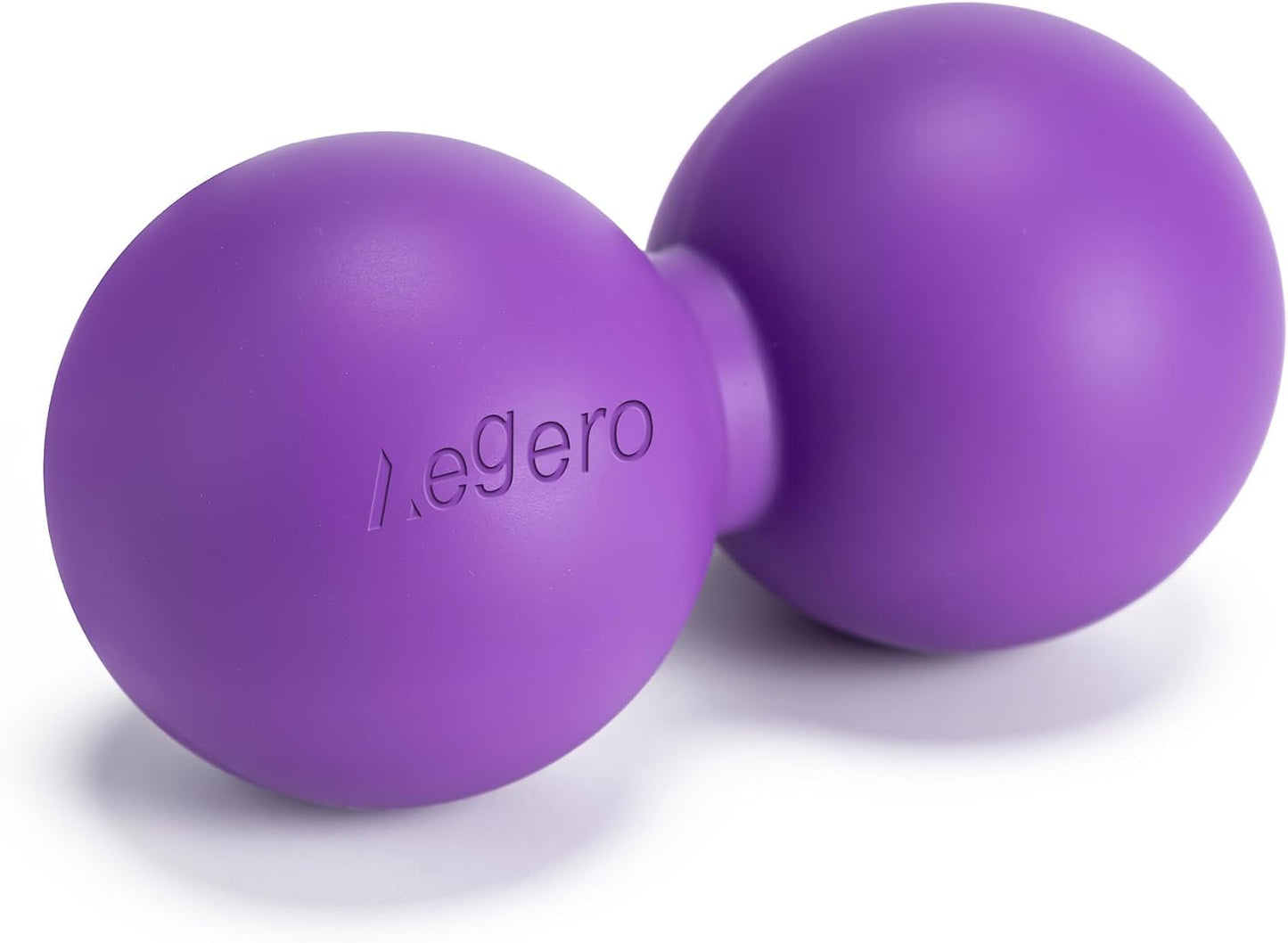 Aegero Peanut Massage Ball-Double Lacrosse Massage Ball (Blue Firm Ball) | Mobility Ball for Myofascial Release,Yoga Therapy,Trigger Point Therapy ,Muscle Knots and Acupoint Massage
