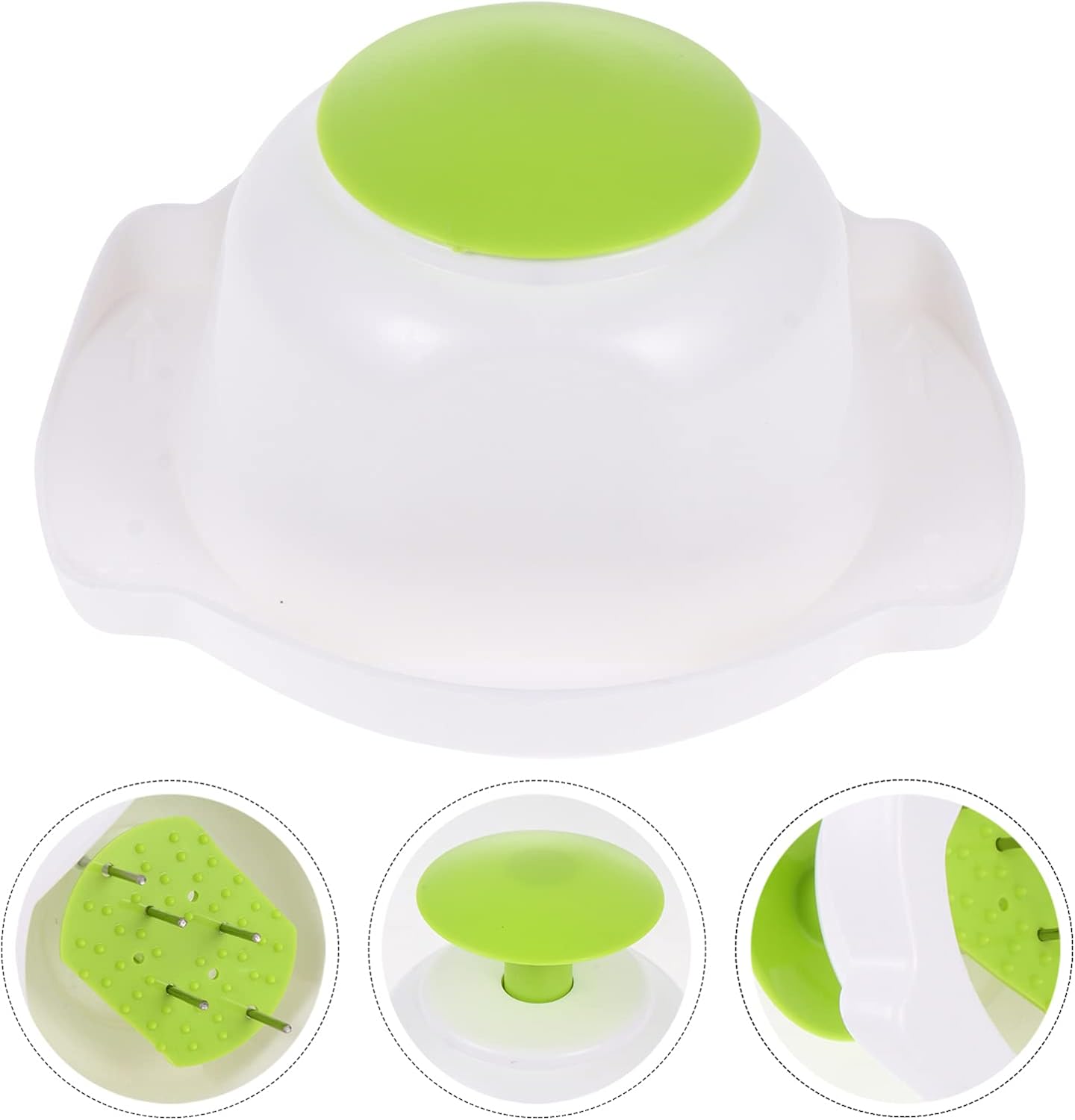 1pc Food Slicer Safety Holder Multi-function Finger Guard for Cutting of Vegetables Fruits Cheeses Meats Pink White Easy to Clean Kitchen Tool