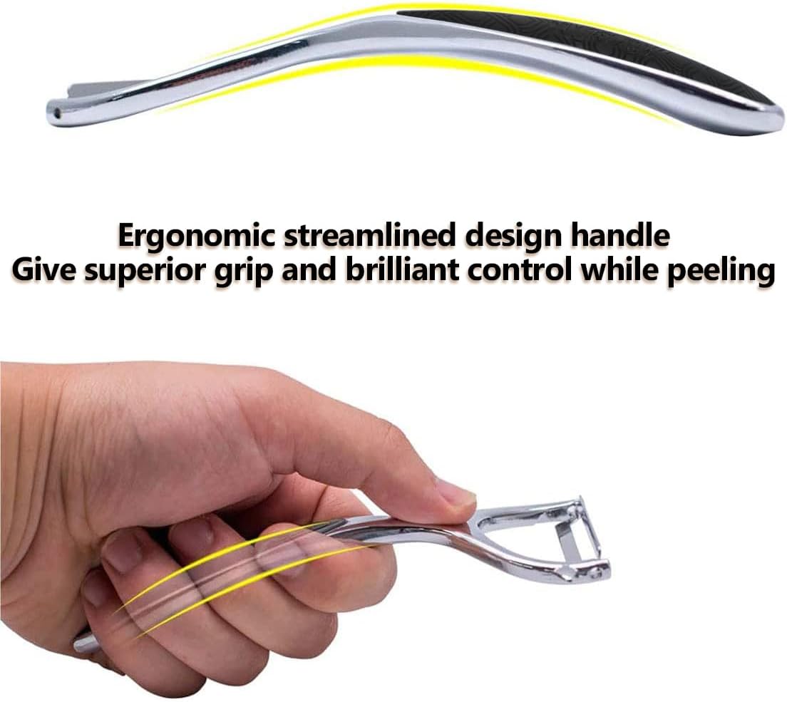 Vegetable Peeler, Stainless Steel Multi-function Potato Fruit Peeler Set, Y & I Shape Swivel Blades Kitchen Household Peeling Tools