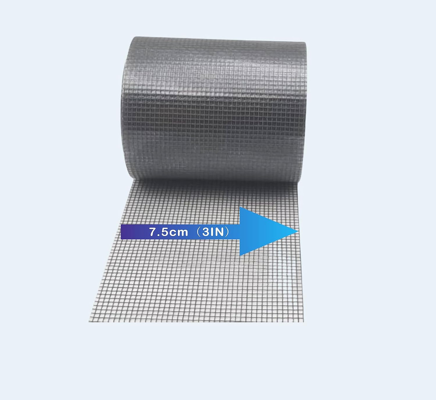 Window Screen Repair Tape,3IN X 16.5FT (196IN) Screen Tape mesh Repair for Window Screen and Screen Door tears Holes (Grey)