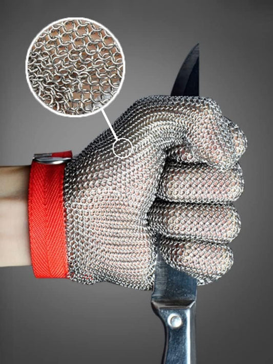 JZD stainless steel gloves, cutting resistant gloves, 304 stainless steel wire, anti cutting gloves