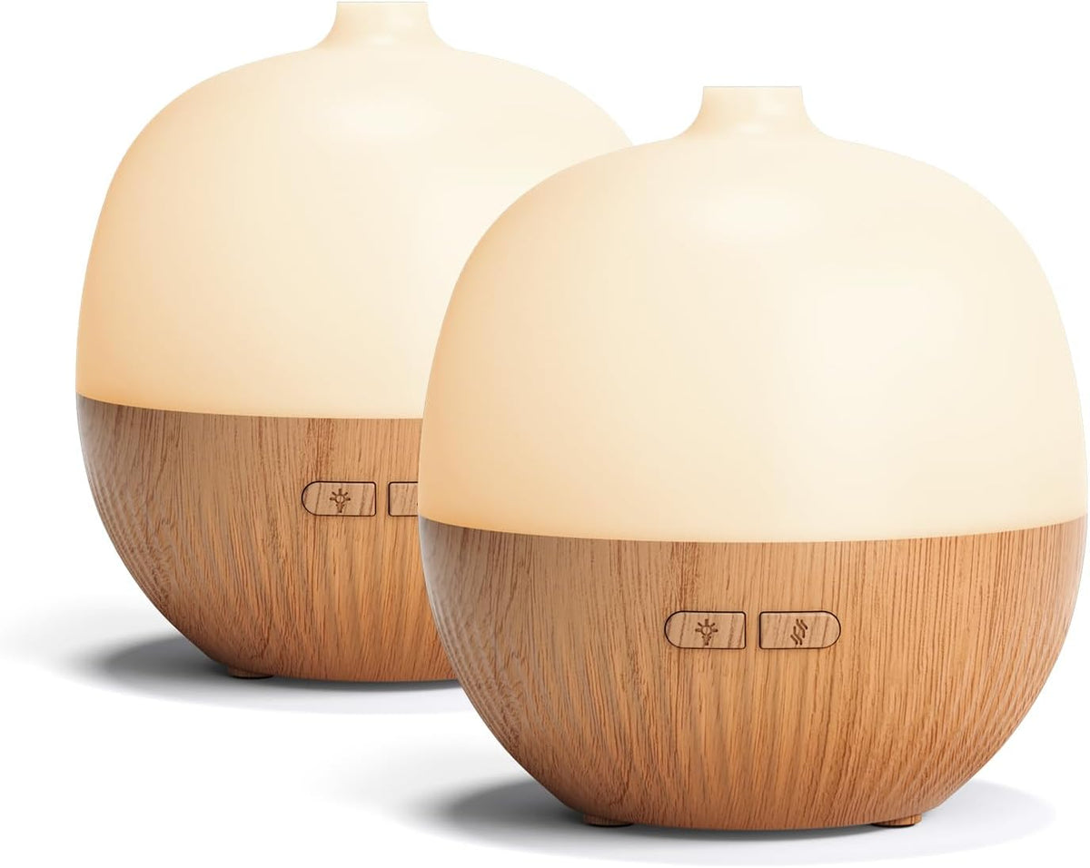ARVIDSSON Essential Oil Diffuser, 100ml Small Aromatherapy Diffuser with Mood Light, Ultrasonic Oil Diffusers for Home, Mini Diffuser for Essential Oils, Gift for Women